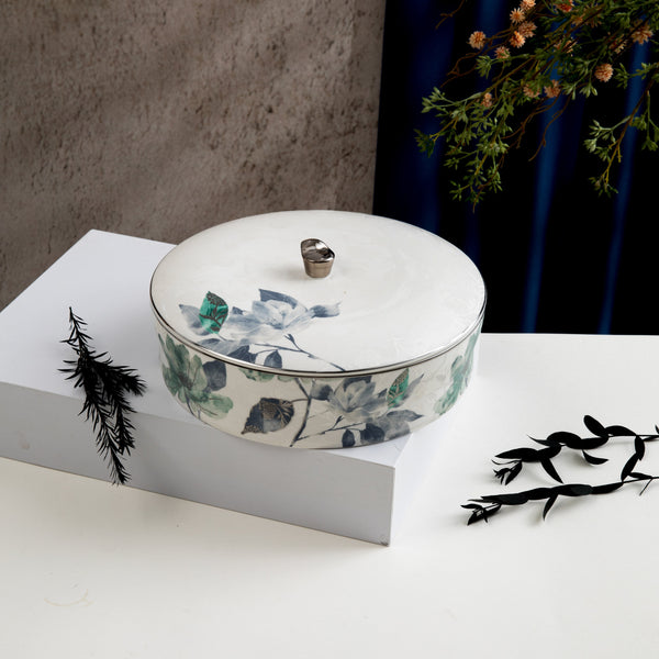 Large Date Bowl Form Marisella - Blue + Silver