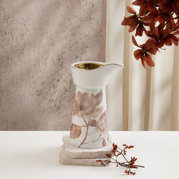 Porcelain Incense Burner Form Marisella - Red + Gold