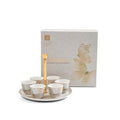 Otantik Arabic Coffee Set 7 Pcs From Veloura Brown + Gold MS Department Store Oman
