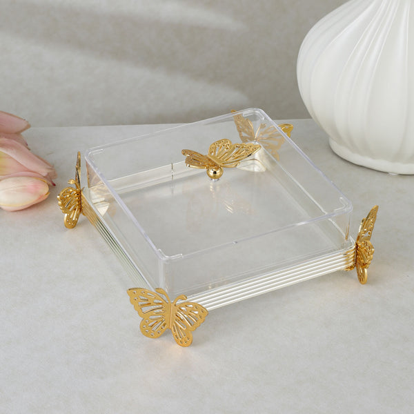 luxuty acrylic box- Gold.