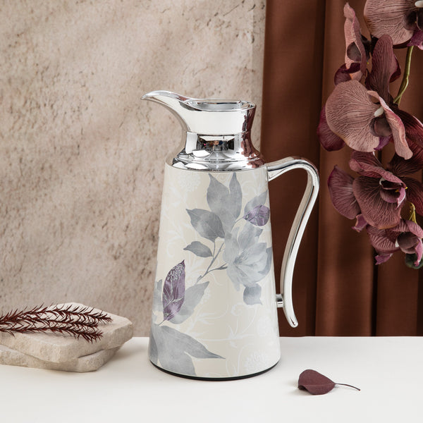 One Vacuum Flask For Tea And Coffee From Marisella - Grey + Silver