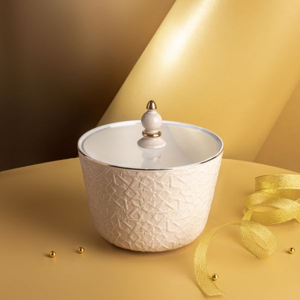  Large Porcelain Vase From Crown - Beige